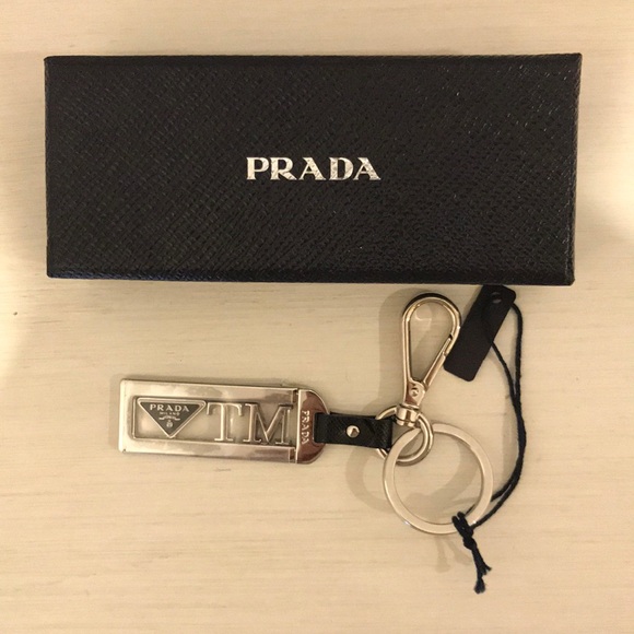 prada initial keychain